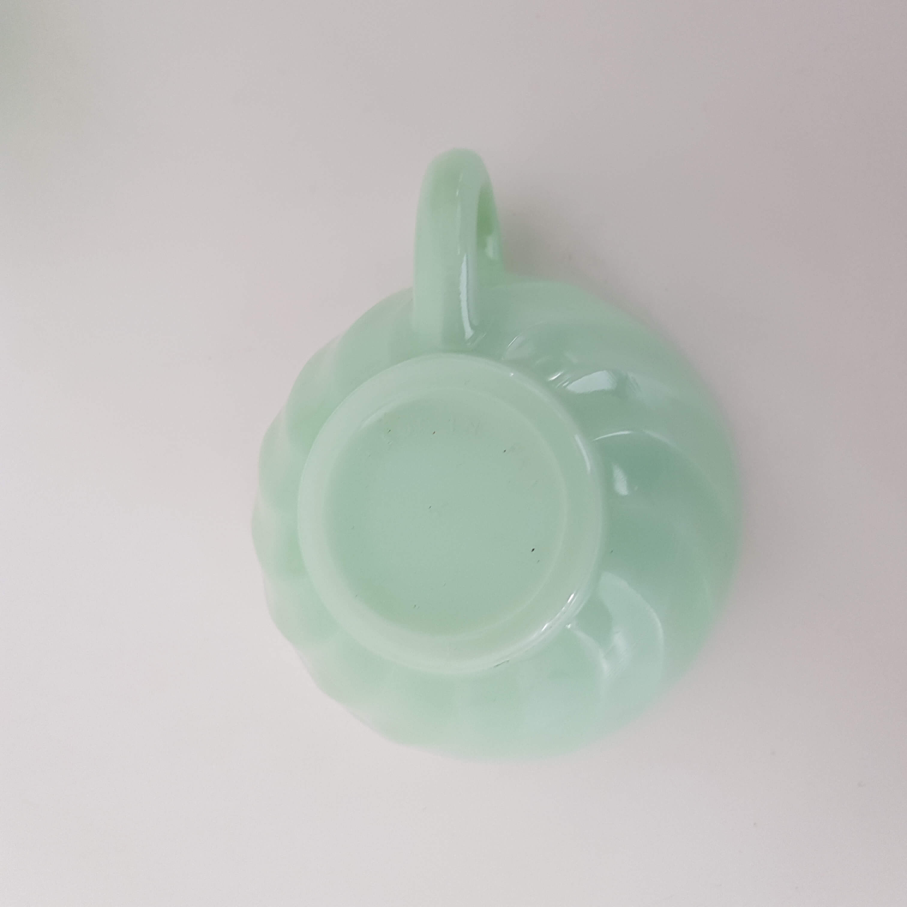 Lot de 6 Tasses à café vert d'eau vintage