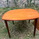 Table à rallonges bois vintage Années 60
