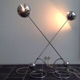 Set of 2 floor lamps 3S by Paolo Tilche, 1970s,