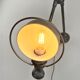 Lampe jielde de 1960 nuances de gris, plaque jielde