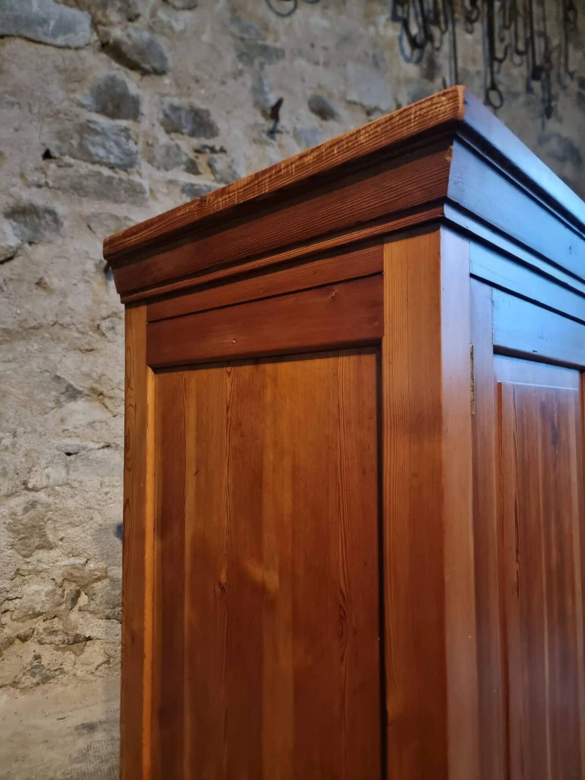 Vintage French pine buffet / Shop counter, 1930s