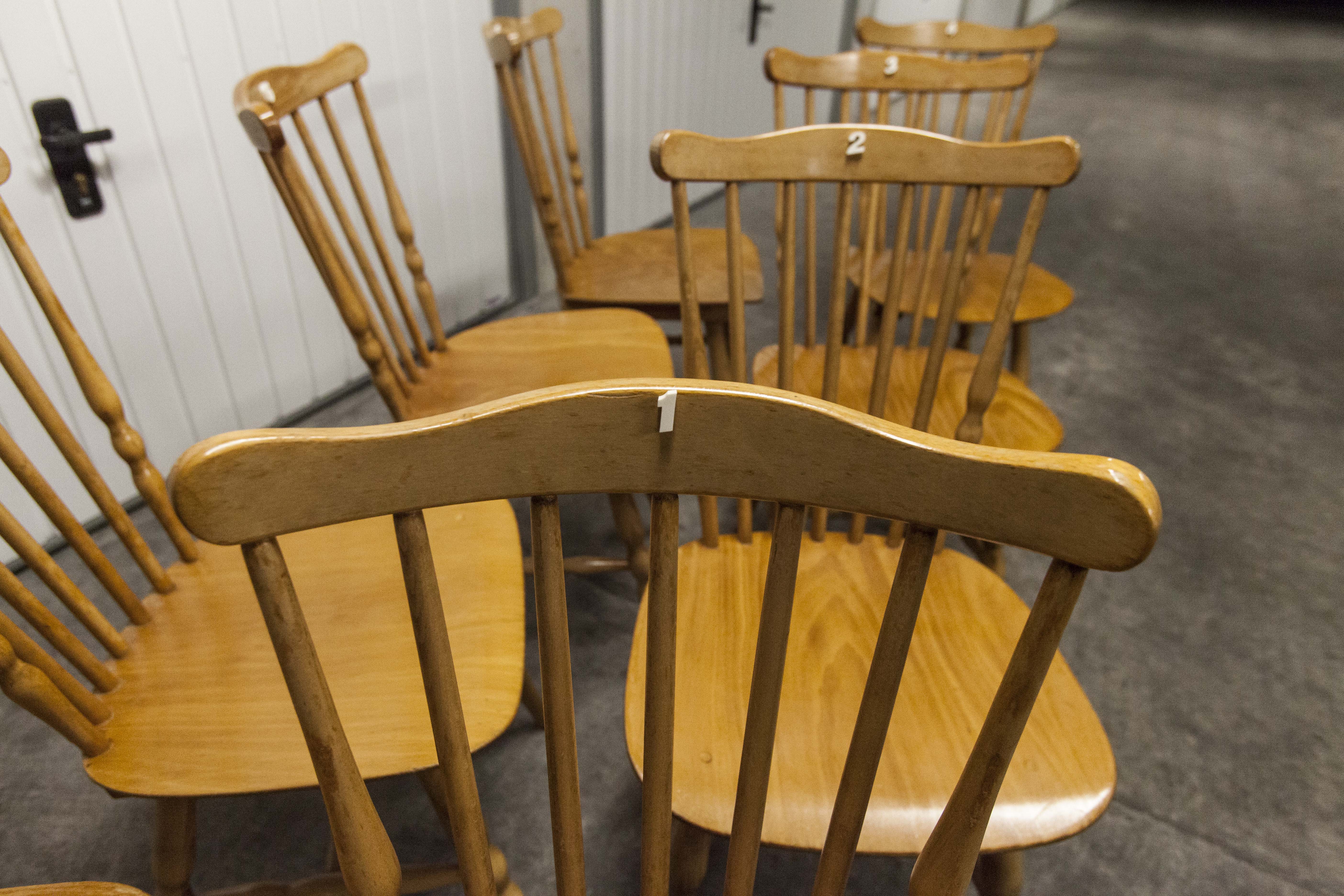 Set of 8 Baumann chairs "Florida"