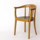 Vintage German Armchair – 1950s Mustard Yellow & Green – Mid-Century Style