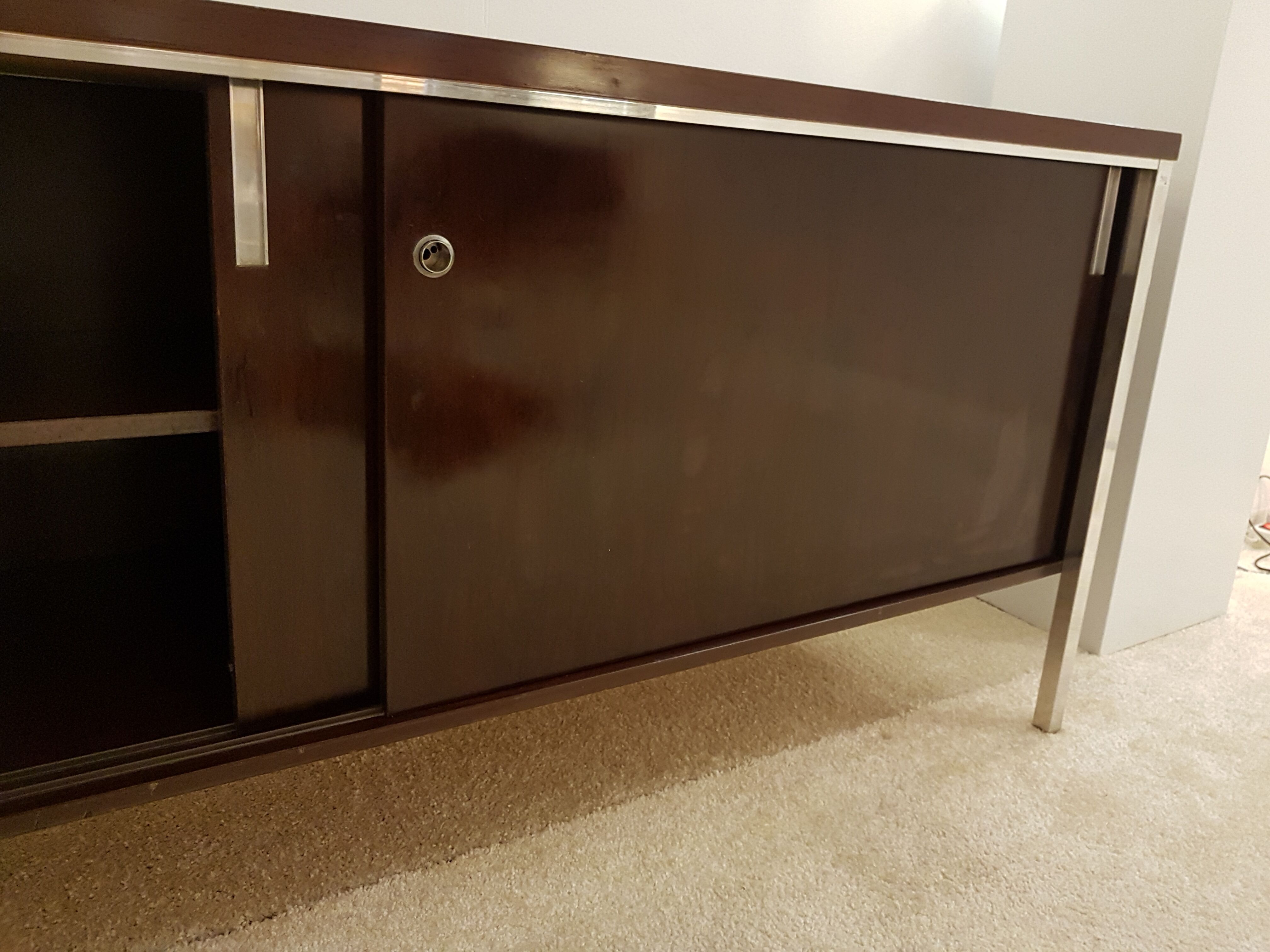 Sideboard in varnished rosewood