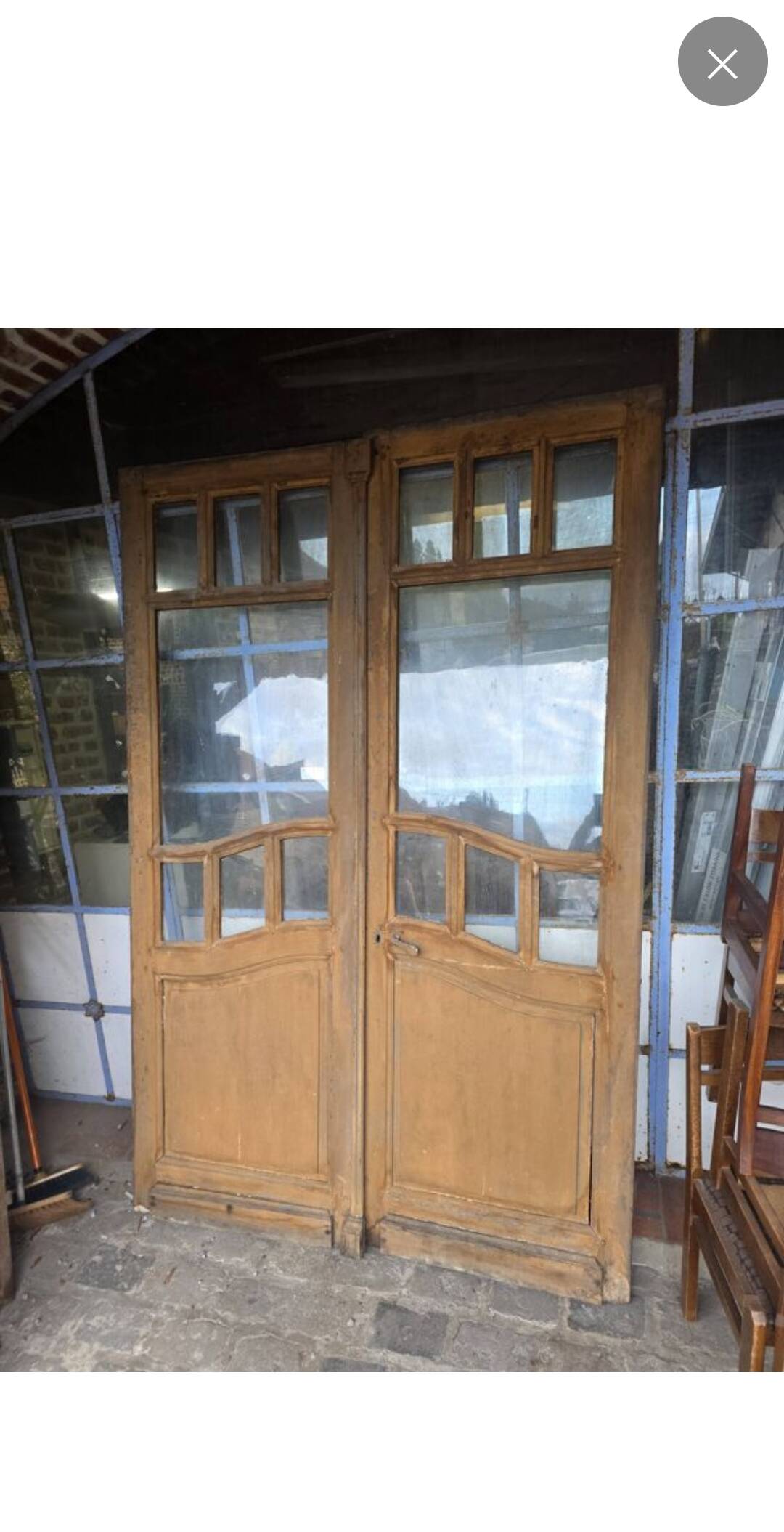 Pair of old Art Nouveau doors