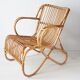 Armchair in vintage rattan years 60
