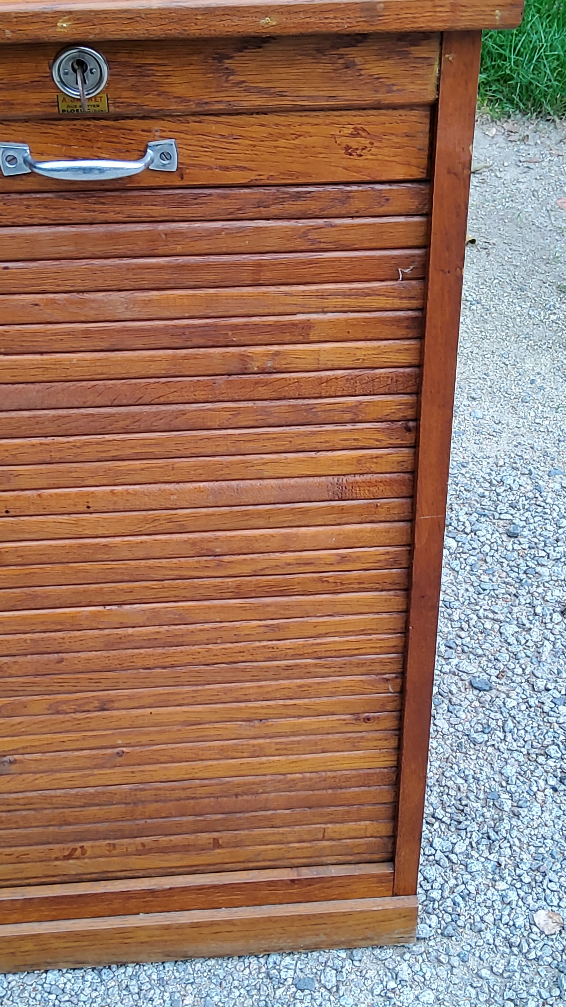 Oak curtain binder from the 50s a.jarnet