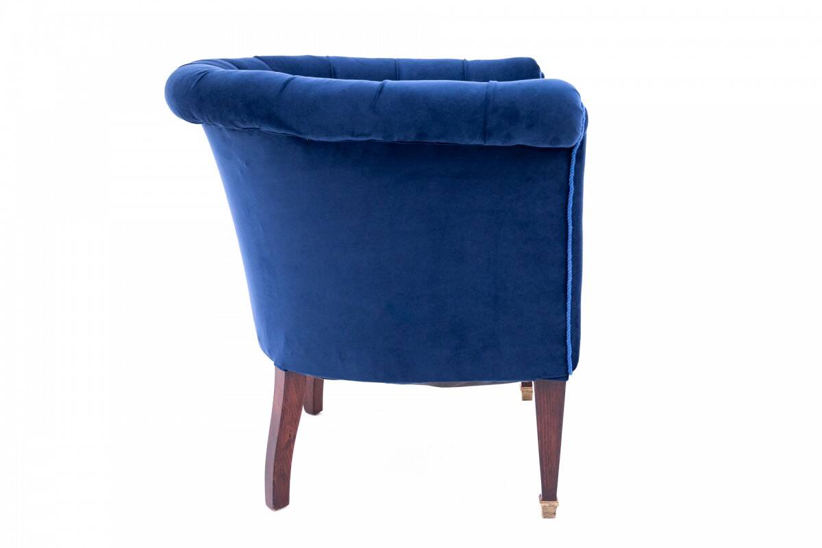 Antique armchair, Northern Europe, early 20th century. After renovation.