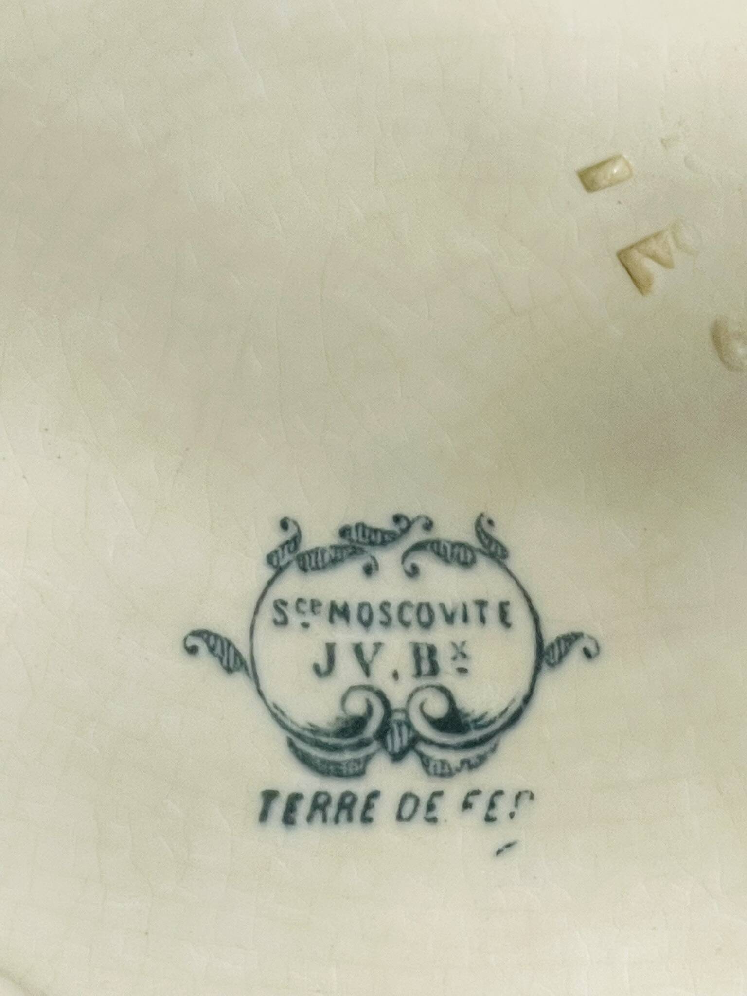 2 flat iron earth plates Jules Vieillard Bx