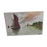 Peinture maritime à l'huile