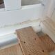 White trailer bed