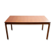 Extendable teak dining table by Gérard Guermonprez for Magnani editions