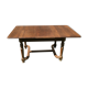 Extendable oak table