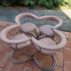 Set of 4 Modernist Swiss Zug Victori Dining Room Armchairs