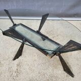 Art Deco oval coffee table 1940