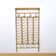 Large rattan wall coat rack, Italy, 1960s.