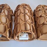 Vintage bamboo wall light