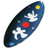 Décor biomorphic enamel tray