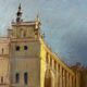 Tableau study Pastel Ed. Pannetier (1884-1965) Château de Saint-Germain in