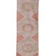 Vintage Turkish rug from Oushak, hand-woven 81x770 cm
