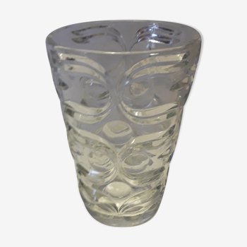 Vase transparent italien