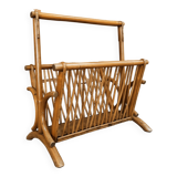 Bamboo magazine holder