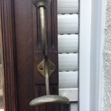 Door coat hat and door parapluise with ice