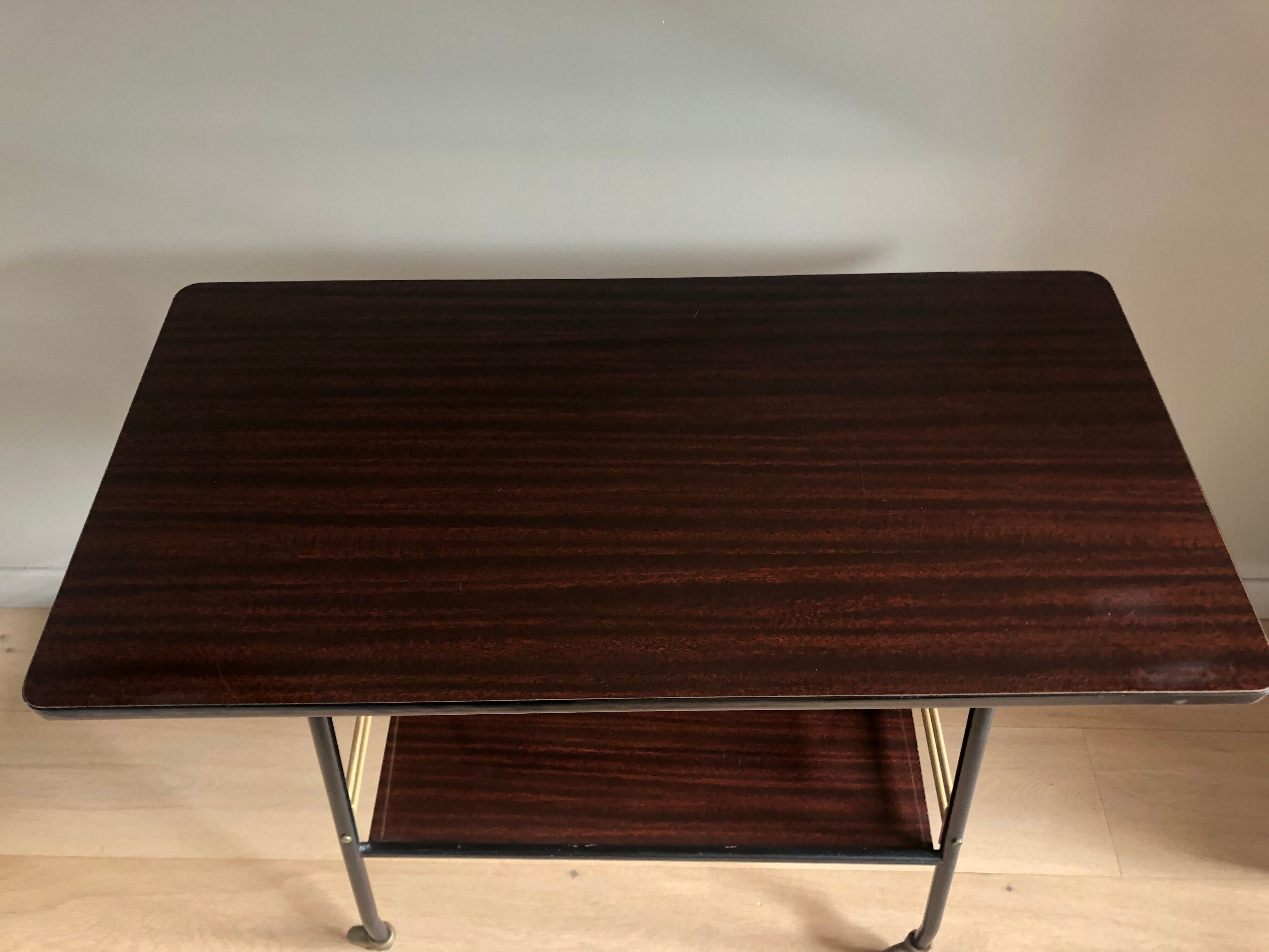 Vintage Formica Serving Trolley