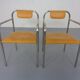 Set of Minimalist Tubular Steel Armchairs by Thomas Wendtland, 1970s
