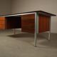 Executive desk by ORA Acciaio, produced in Italy during the 1970s.