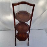 Vintage wooden shelf point table