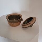 Stoneware box from La Borne by Pierre Digan