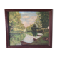 Oil on canvas by S.Chapchal by the river
