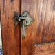 American icebox in oak and zinc – early 20th century
