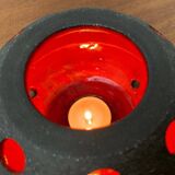 Danish studio candlestick from the mid-century by Lovemose, 1960s.