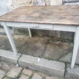 Natural patina farm table