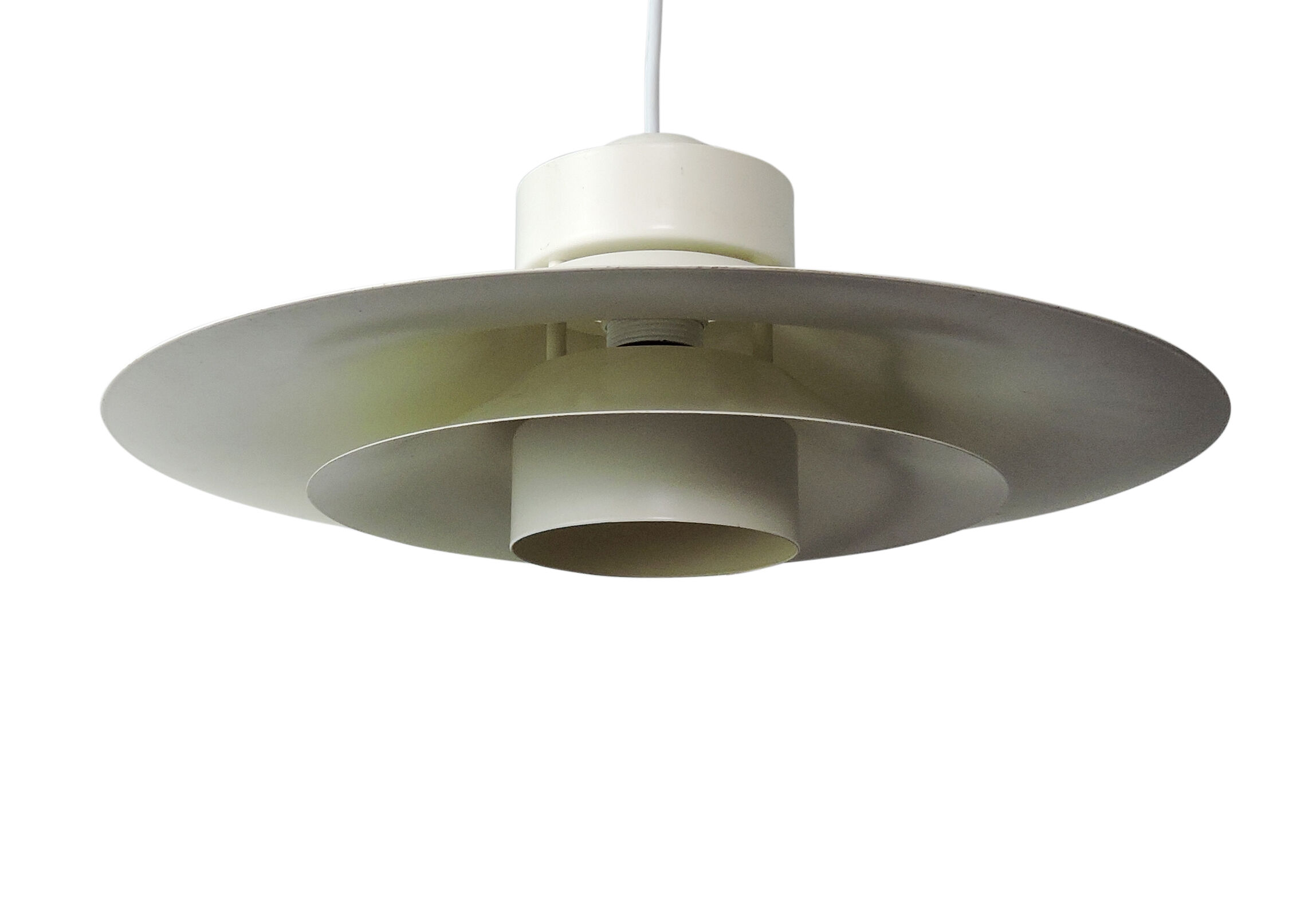 Danish Multi-Layered Pendant from Horn Lighting, 1960s