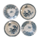 Set de 4 assiettes creuses ter de fer gien et grigny