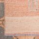 Vintage Turkish Hand-Knotted Wool Cotton Orange Runner Rug 95x408