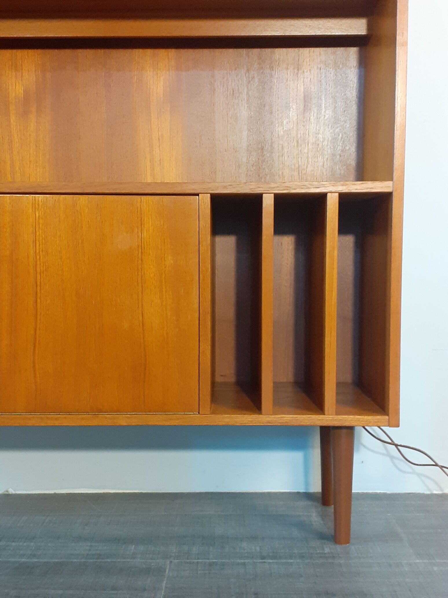 Danish Library in Teck, Scandinavian Vintage 1960s