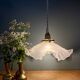 Suspension vintage lampshade in frosted glass (DEP01)