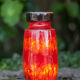West Germany 242/22 ceramic vase, decorative vase, flower pot, fat lava, red vase, collection,