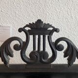 Napoleon III blackened wood music shelf