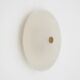 Stilnovo Textured Glass Flush Mount Ceiling Lamp, Italy 1950s