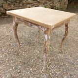 Old bistro table