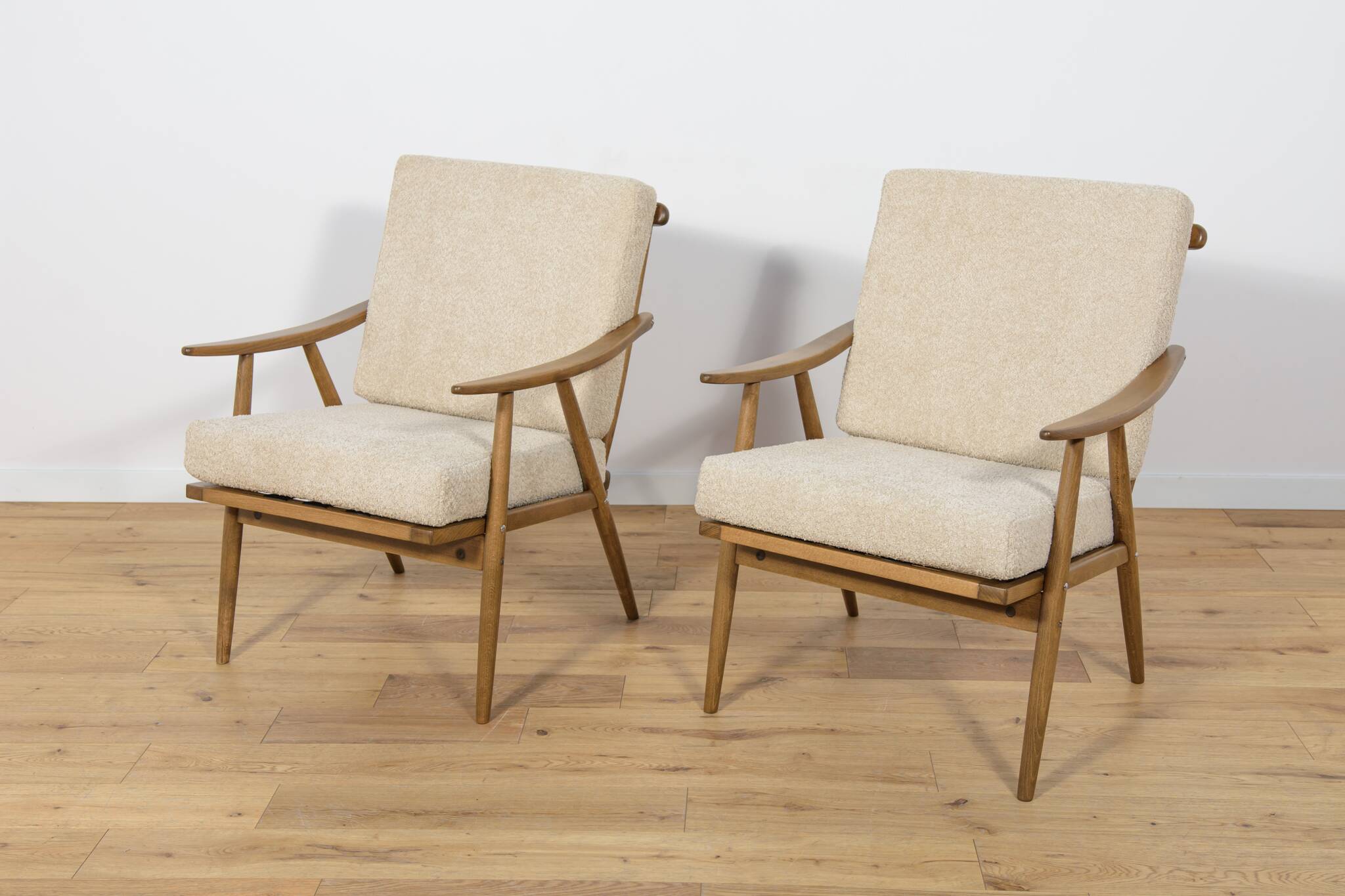 Fauteuils Mid Century de TON, 1960s, Set de 2