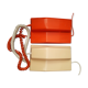 Contempra orange and ivory vintage phones