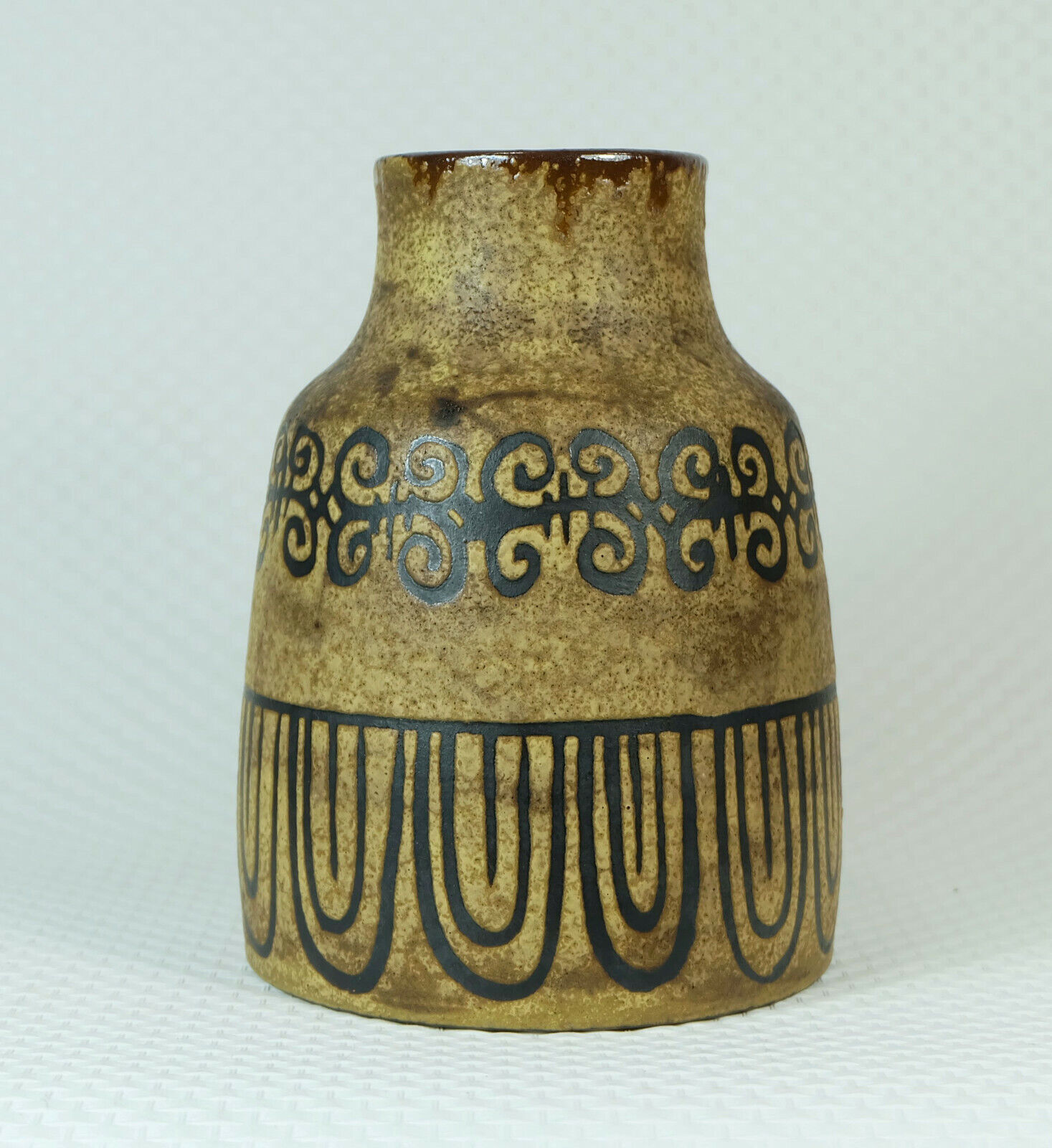 Ceramano vase decor etrusca hanns welling ceramic 1960s