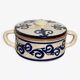 Round ceramic box candy box