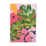 Poster "Monstera my love" by Céc'